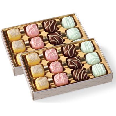 Two Gift Boxes of Gourmet Cheesecake Petits Fours