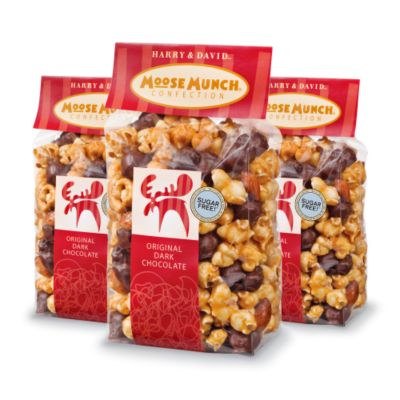 Sugar-Free Dark Chocolate Moose Munch&amp;#174 Popcorn &amp;#8211; 3 bags