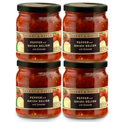 Zinfandel Pepper and Onion Gourmet Relish &#8211; 4 jars