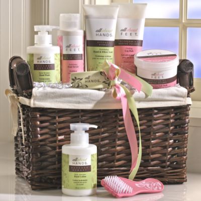 Pampered Hands and Feet Spa Gift Basket