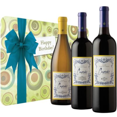 Cupcakes for your Birthday Wine Trio