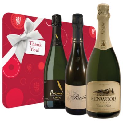 Thank You Bubbly Wine Trio