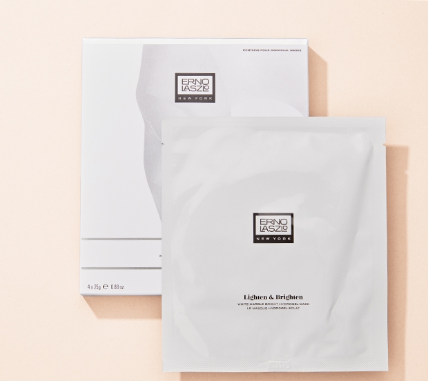 ERNO LASZLO White Marble Hydrogel Mask. Single, $22; Multi-Pack, $80. Exclusively at Holt Renfrew. SHOP NOW