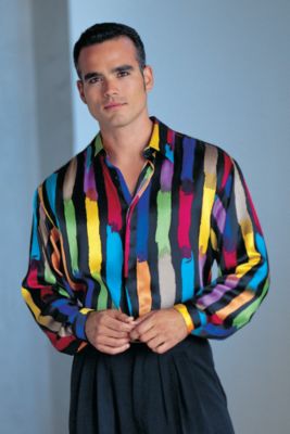 Paintbrush Silk Shirts