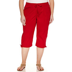 Plus Size Red Capris & Crops for Women - JCPenney
