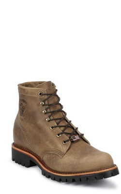 6" TAN RODEO LACE UP