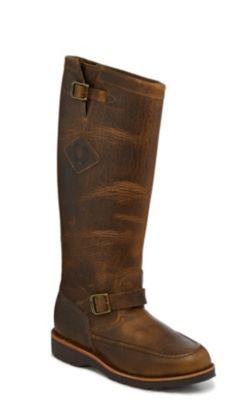 17" IOWA TAN AMER BISON SNAKE MOCC TOE