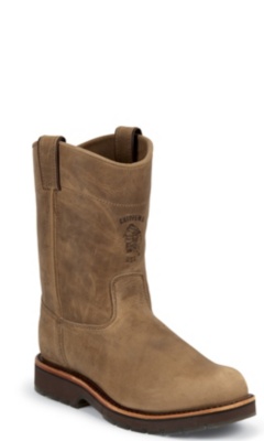10" TAN RODEO STEEL TOE PULL ON