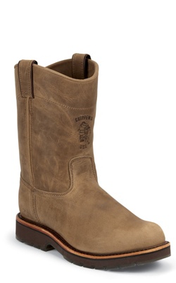 10" TAN RODEO STEEL TOE PULL ON