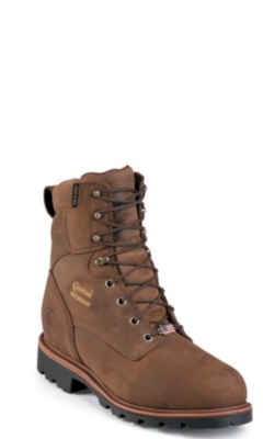 8" BAY CRAZY HORSE STEEL TOE W/P