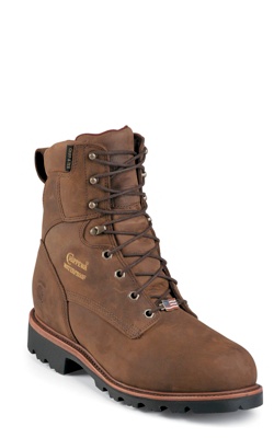 8" BAY CRAZY HORSE STEEL TOE W/P