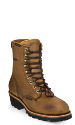 8" BAY APACHE W/P INS STEEL TOE LOGGER