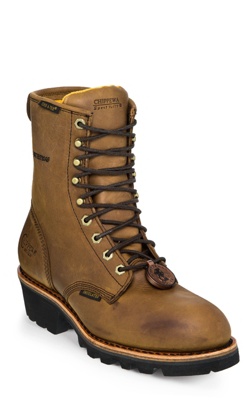 8" BAY APACHE W/P INS STEEL TOE LOGGER