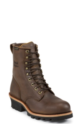 8" BAY APACHE W/P STEEL TOE LOGGER
