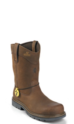 10" TOUGH BARK STEEL TOE WELLINGTON IQ