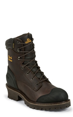 8" CHOCOLATE OILED WATERPROOF LOGGER