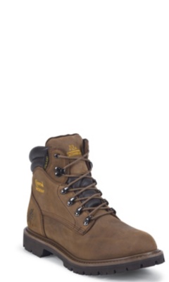 6" W/P TOUGH BARK COMP TOE LACE UP