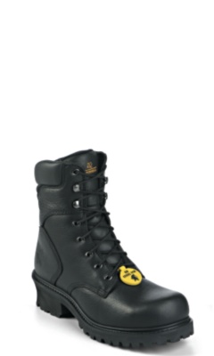 8" BLACK STEEL TOE IQ