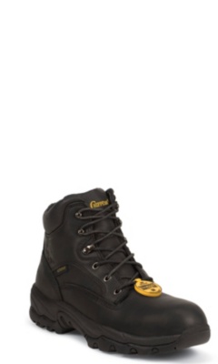 6" BLACK OILED W/P COMP TOE LACE UP
