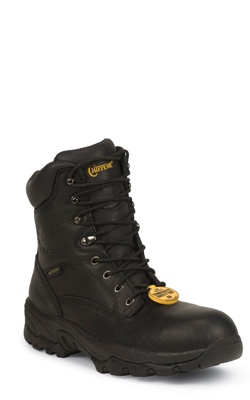 8" BLACK OILED W/P COMP TOE LACE UP