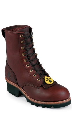 8" REDWOOD INSULATED STEEL TOE LOGGER