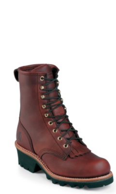 8" REDWOOD STEEL TOE LOGGER
