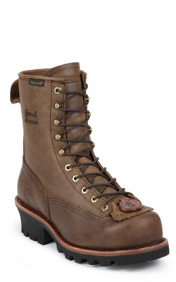8" BAY APACHE W/P S/T LACE TO TOE LOGGER