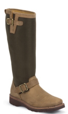 15" TAN RODEO SNAKE BOOT