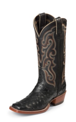 BLACK FULL QUILL OSTRICH
DOUBLE STITCHED WELT,HANDCRAFTED IN THE USA