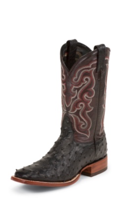 BLACK FULL QUILL OSTRICH
DOUBLE STITCHED WELT,HANDCRAFTED IN THE USA