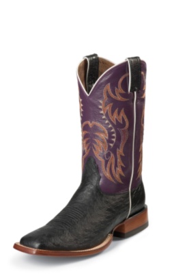 BLACK SMOOTH OSTRICH
DOUBLE STITCHED WELT,HANDCRAFTED IN THE USA