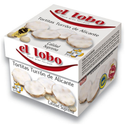 Crunchy Alicante Tortitas Turron Candy by  El Lobo  200g