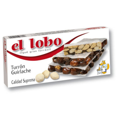 Almonds & Caramel Brittle Bar by El Lobo - 10.6oz 300g