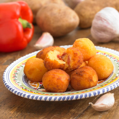 Artisan Croquetas de Ajoarriero - Piquillo Pepper & Cod Croquettes