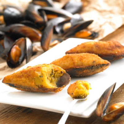 Artisan Croquetas de Mejillones Tigre - Mussel Croquettes in the Shell