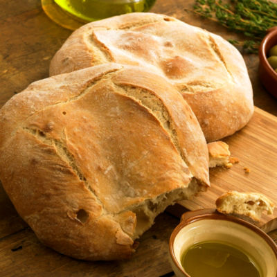 Round Galician Bread - Bollas Gallegas by Peregrino (2 Loaves)