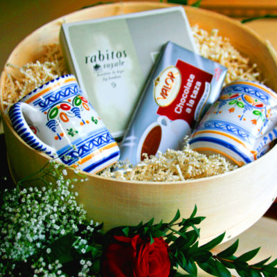 Chocolate Favorites & Mugs Gift Basket