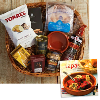 Tapas for Two Basket plus 'The Heart of Spain' Book