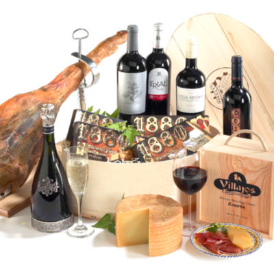 The 'De Lujo' Gift Box with Serrano Ham