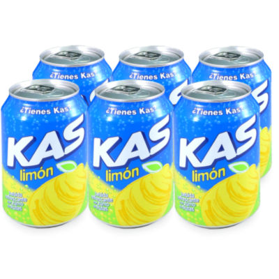 6-Pack of KAS Limon Soda