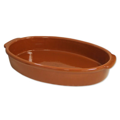 Oval Cazuela - Terra Cotta Dish