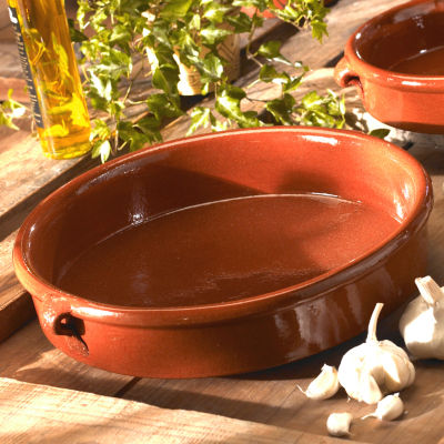12.8 Inch Cazuela - Terra Cotta Dish