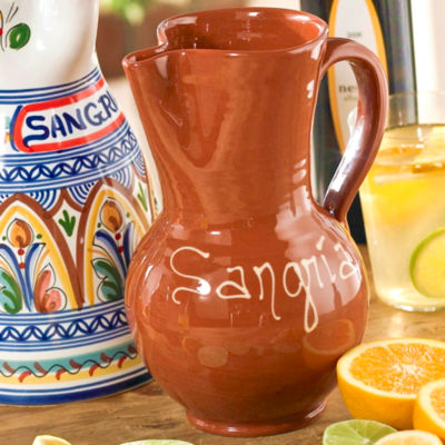 Terra Cotta Sangria Pitcher