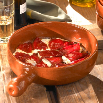 9 Inch Handled Cazuela - Terra Cotta Dish
