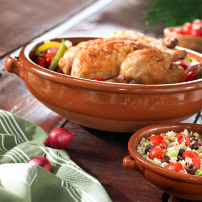 11.5 Inch Rustic  Roman Serving Cazuela