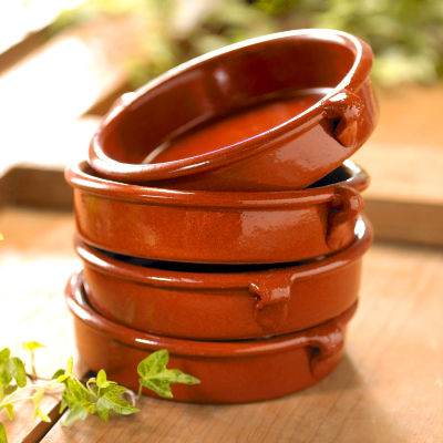 6 Inch Terra Cotta Cazuelas (4 Dishes)
