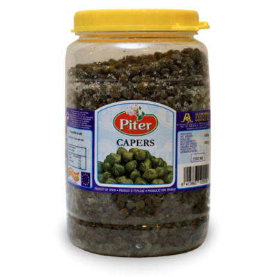 Capers in Sea Salt - Extra Large 35.2 Ounce Jar
