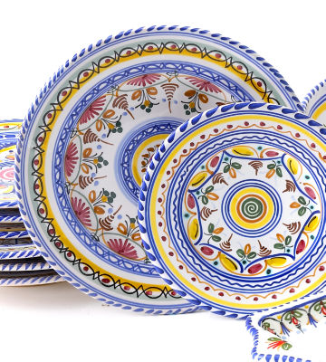 XL Ceramic Serving Plate - 13 Inch