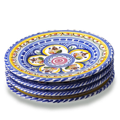 Set of 4 Tapas Plates - Each 7 Inches