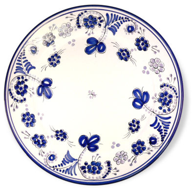 Blue Puente Plate - 13 Inches